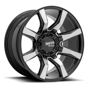 Moto Metal - Moto Metal MO804 SPIDER 20X9 5X5.0/5.5 Gloss Black Machined|MO80429035518 - Image 2