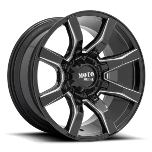 Moto Metal - Moto Metal MO804 SPIDER 20X9 5X5.0/5.5 Gloss Black Milled|MO80429035900 - Image 2
