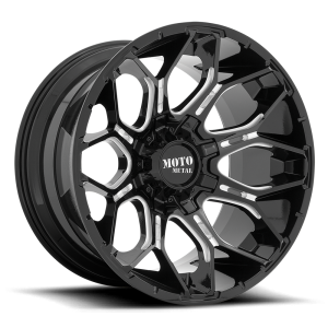 Moto Metal - Moto Metal MO808 SNIPER 22X12 6X135/5.5 Gloss Black Milled|MO80822267344N - Image 2