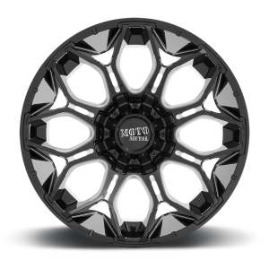 Moto Metal - Moto Metal MO808 SNIPER 22X12 6X135/5.5 Gloss Black Milled|MO80822267344N - Image 4