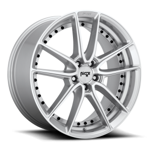 Niche 1PC - Niche 1PC M221 DFS 22X10.5 5X112 Gloss Silver Machined|M221220543+40 - Image 2