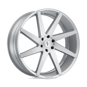 Status - Status BRUTE 24X9.5 5X5.5 Silver W/ Brushed Machined Face|2495BRT155140S12 - Image 2