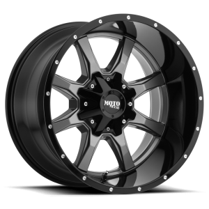 Moto Metal - Moto Metal MO970 17X9 8X170 Gloss Gray Center Gloss Black Lip|MO97079087412N - Image 2
