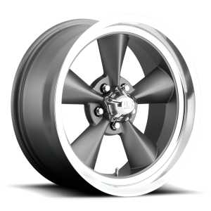 US Mag 1PC - US Mag 1PC U102 STANDARD 18X8 5X5.0 Matte Gun Metal|U10218807345 - Image 2