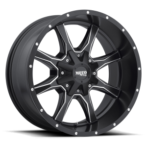 Moto Metal - Moto Metal MO970 18X10 5X5.0/5.5 Semi Gloss Black Milled|MO97081035924NUS - Image 2