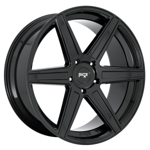 Niche 1PC M237 CARINA 24X10 5X5.5 Gloss Black|M2372400B4+25