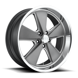 US Mag 1PC - US Mag 1PC U120 ROADSTER 17X7 5X4.5 Matte Gun Metal Machined|U12017706540 - Image 2