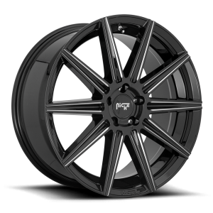 Niche 1PC - Niche 1PC M243 TIFOSI 20X9 5X4.25 Gloss Black Milled|M243209031+38 - Image 2