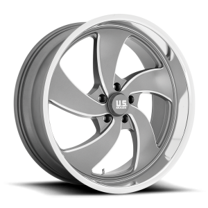 US Mag 1PC - US Mag 1PC U133 DESPERADO 22X10.5 5X4.75 Anthracite Milled Diamond Cut Milled|U133220561+01 - Image 2