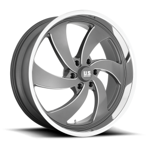US Mag 1PC - US Mag 1PC U133 DESPERADO 22X10.5 5X4.75 Anthracite Milled Diamond Cut Milled|U133220561+01L - Image 2