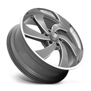 US Mag 1PC - US Mag 1PC U133 DESPERADO 24X10 6X5.5 Anthracite Milled Diamond Cut Milled|U133240077+25R - Image 3