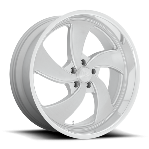 US Mag 1PC - US Mag 1PC U134 DESPERADO 22X10.5 5X4.75 Silver Brushed Face Milled Diamond Cut Milled|U134220561+01 - Image 2