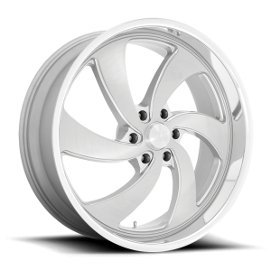 US Mag 1PC - US Mag 1PC U134 DESPERADO 24X10 6X5.5 Silver Brushed Face Milled Diamond Cut Milled|U134240077+25R - Image 2