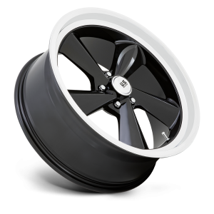 US Mag 1PC - US Mag 1PC U136 TS 22X9 5X5.0 Gloss Black With Diamond Cut Lip|U13622907355L - Image 3