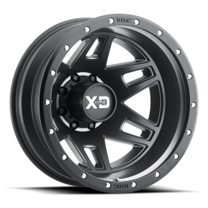 XD - XD XD130 MACHETE DUALLY 17X6.5 8X200 Satin Black With Reinforcing Ring|XD130765827155N - Image 2