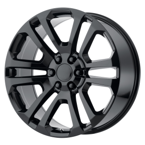 Performance Replicas PR158 20X9 6X5.5 Gloss Black|158GB-295824