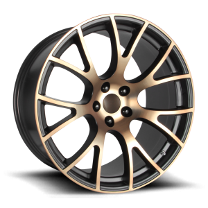 Performance Replicas - Performance Replicas PR161 22X9.5 5X115 Black Bronze|161BB-22959018 - Image 2