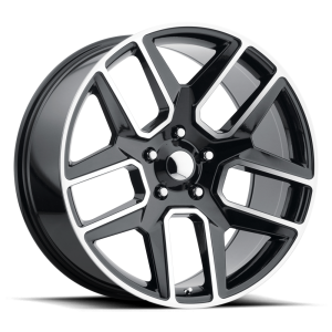 Performance Replicas - Performance Replicas PR192 22X10 6X5.5 Gloss Black Machined|192BM-2215825 - Image 2