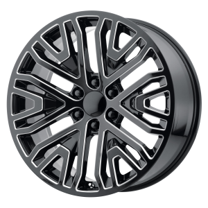 Performance Replicas PR197 20X9 6X5.5 Gloss Black Milled|197M-295824