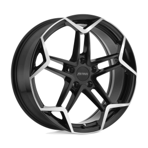 Petrol - Petrol P1A 18X8 5X112 Gloss Black W/ Machined Cut Face|1880P1A325112B72 - Image 2