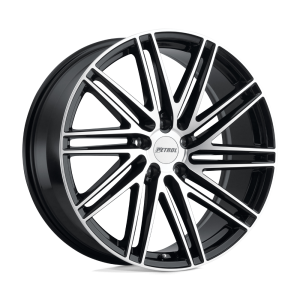 Petrol - Petrol P1C 17X8 5X4.5 Gloss Black W/ Machined Face|1780P1C405114F76 - Image 2