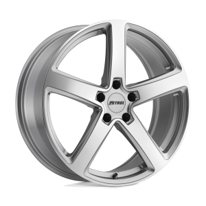 Petrol - Petrol P2A 17X8 5X112 Silver W/ Machined Cut Face|1780P2A325112S72 - Image 2