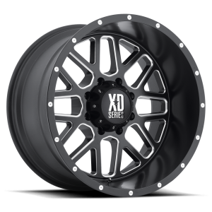 XD - XD XD820 GRENADE 17X8.5 5X5.0 Satin Black Milled|XD82078550900 - Image 2