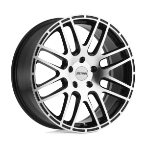Petrol - Petrol P6A 17X7.5 4X100 Gloss Black W/ Machined Cut Face|1775P6A404100B72 - Image 2