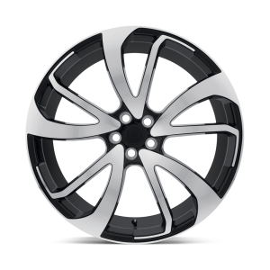 RedBourne - RedBourne VINCENT 22X10.5 5X120 Gloss Black W/ Mirror Cut Face - Directional|2205VCT325120F72L - Image 4
