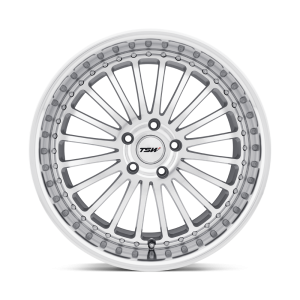 TSW - TSW SILVERSTONE 18X9.5 5X120 Silver W/ Mirror Cut Face & Lip|1895SIL205120S76 - Image 4