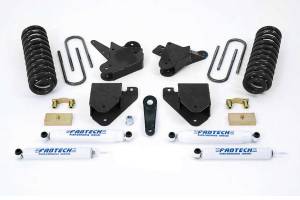 Fabtech 6" BASIC SYS W/PERF SHKS 99-00 FORD F250/350 2WD W/7.3L DIESEL K2099