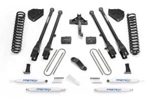 Fabtech - Fabtech 4" 4LINK SYS W/COILS & PERF SHKS 17-20 FORD F250/F350 4WD GAS K2254 - Image 2