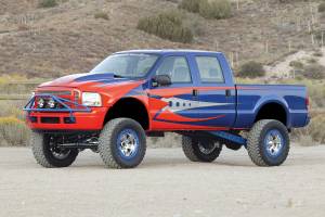 Fabtech 8" 4LINK SYS W/COILS & DLSS SHKS 05-07 FORD F350 4WD K20172DL