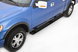 Lund - Lund 6Inch-Oval Straight Nerf Bars; Composite; Black 22268768 - Image 2