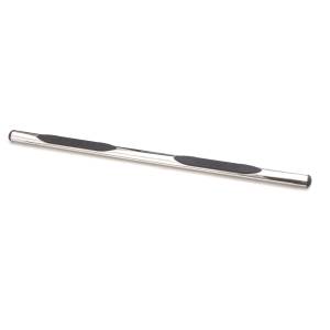 Lund 4 In Oval Straight Nerf Bars; Stainless Steel; Polished 23574838