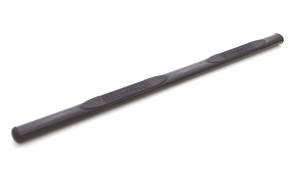 Lund 4 In Oval Straight Nerf Bars; Steel; Black 23676784