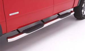 Lund - Lund 5 In Curved Oval Nerf Bars; Stainless Steel; Polished 23710600 - Image 2