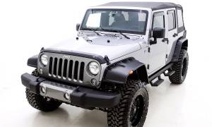 Lund - Lund Fx-Jeep Flat Style 4Pc Smooth FX606S - Image 1
