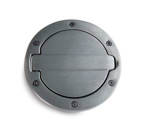 AMP Research - AMP Research Alloy Fuel Door, Brushed Aluminum - 07-18 Jeep Wrangler JK, 2 dr/4 dr 73000-00A - Image 5