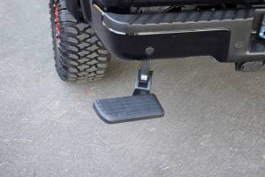 AMP Research - AMP Research Bedstep Flp Dwn Bmpr Stp 06-14 Ford F-150, Incl. Raptor (Excl Flareside) 75302-01A - Image 2