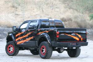 AMP Research - AMP Research Bedstep Flp Dwn Bmpr Stp 06-14 Ford F-150, Incl. Raptor (Excl Flareside) 75302-01A - Image 4