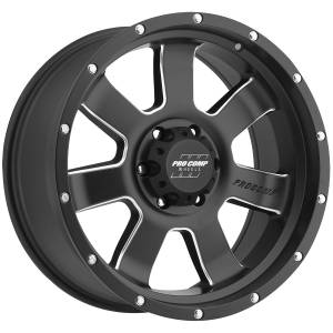 Pro Comp Wheels - Pro Comp Wheels Inertia Satin Black Milled 20X9 6x135 5BS Offset 0mm Cap P/N 513913500 5139-2936 - Image 2