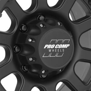 Pro Comp Wheels - Pro Comp Wheels Bandido Matte Black 17x9 8x6.5 4.75BS Offset -6mm Cap P/N 703186500 7032-7982 - Image 2