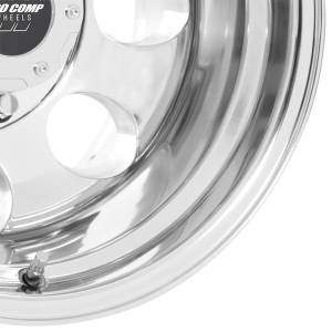 Pro Comp Wheels - Pro Comp Wheels Vintage Polished 18x9 8x6.5 4.75BS Offset -6mm Cap P/N 7515041 1069-8982 - Image 2