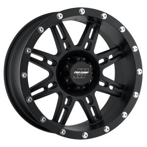 Pro Comp Wheels - Pro Comp Wheels Stryker Matte Black 18x9 6x5.5 5BS Offset 0mm Cap P/N 703165500 7031-8983 - Image 2