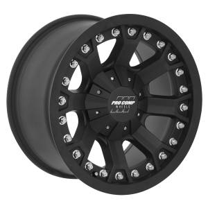 Pro Comp Wheels - Pro Comp Wheels Grind Matte Black 17x9 5x5 4.75BS Offset -6mm Cap P/N 703355500 7033-7905 - Image 2