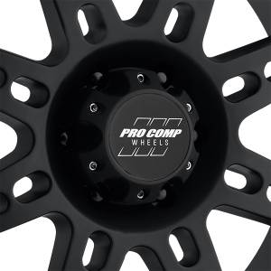 Pro Comp Wheels - Pro Comp Wheels Stryker Matte Black 17x9 6x135 4.75BS Offset -6mm Cap P/N 703165500 7031-7936 - Image 2