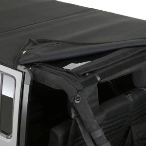 Smittybilt - Smittybilt Bowless Combo Top Kit W/Tinted Windows- Black Diamond, 07-18 Wrangler(JK) 4 Door 9083135K - Image 4