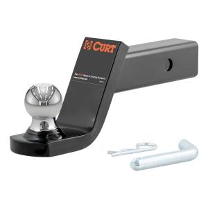 CURT Fusion Ball Mount with 1-7/8" Ball (2" Shank, 5,000 lbs., 4" Drop) 45151