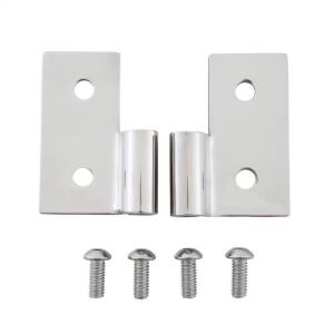 Smittybilt - Smittybilt Lower Door Hinge Brackets - Stainless Steel 7407 - Image 5